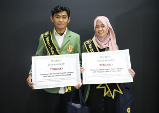UPNVJ Students Jasmine and Israfil Passed the 2024 Kemdikbudristek Student Achievement Selection Grand Final