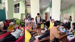 In collaboration with RSPAD Gatot Soebroto, KBK AVICENNA UPNVJ held a blood drive for humanity.