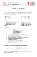 Lowongan PT. Perca Percetakan Offset dan Penerbit