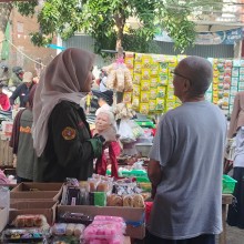 Stroke Prevention Education at Pondok Labu Market in Commemoration of World Stroke Day