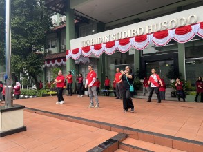 Joint Exercise with the UPN “Veteran” Jakarta Family: A Healthy, Enthusiastic Routine