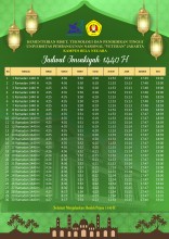 Imsakiyah Schedule 1440 H