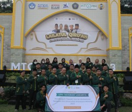 Even though they didn't win, the UPNVJ contingent succeeded in entering the MTQMN final in Malang