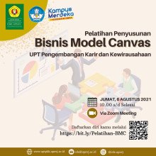 Announcement of Model Canvas Business Training