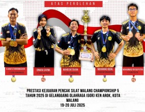 Five UPNVJ Students Win 9 Medals at the 2025 Malang Pencak Silat Championship
