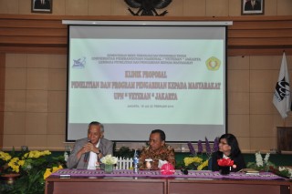 Research Proposal Clinic and Community Service Program UPN "Veteran" Jakarta