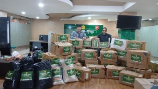 UPNVJ's Humanitarian Mission Continues: 48 Colies of Goods Ready to be Sent to Aceh