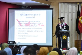 Discussing the Omnibus Law, Dr. Wicipto Setiadi, SH., MH Gives Scientific Oration at the 57th Anniversary of UPN Veteran Jakarta