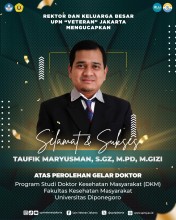 Graduating on Time, Taufik Maryusman from UPNVJ Shares Strategies for Maintaining Focus and Mental Health