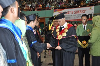 Graduation at the Beginning of 2018 UPN "Veteran" Jakarta