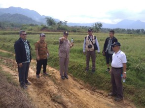Chancellor of UPN "Veteran" Jakarta to Tanjungsari to inspect the land