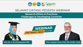 UPNVJ Webinar Highlights Research Ethics and Subject Protection in Developing Countries