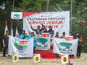 The UPNVJ Mapala Team Wins Gold Medal at the 2025 Jakarta Rafting Championship