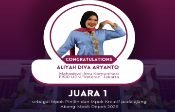 Winning the 2026 Mpok Pinilih and Mpok Kreatif Awards, UPNVJ Students Are Ready to Promote Depok's Potential