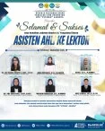 FIKES UPNVJ Ucapkan Selamat atas Kenaikan Jabatan Akademik Enam Dosen Menjadi Asisten Ahli dan Lektor