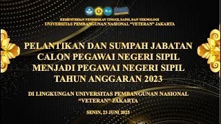 🔴 LIVE | Pelantikan & Sumpah Jabatan Pengangkatan CPNS Menjadi PNS Tahun 2023