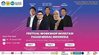 🔴 LIVE  | Hari 2 - Festival Workshop Investasi Pasar Modal Indonesia FEB UPNVJ
