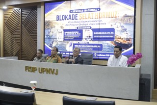 Rektor UPNVJ Tekankan Pentingnya Sea Power dalam Seminar Blokade Selat Hormuz