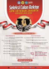 UPNVJ Mulai Buka Seleksi Calon Rektor Periode 2022-2026, Berikut Tahap Penjaringan, Penyaringan dan Pemilihan