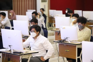 Antusiasme Peserta UTBK – SBMPTN  2022 di UPNVJ