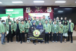 Kontingen Cabang Ilmiah UPNVJ Hadiri Malam Penganugerahan PORSIMNAS WIMAYA 2022 di UPNVYK