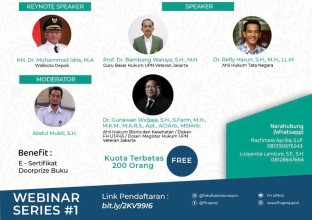 Tanggapi Kontroversi Perppu Nomor 1 Tahun 2020, Fakultas Hukum UPNVJ Bahas Dari Aspek Hukum: Ketatanegaraan, Bisnis, Kesehatan Dan Pidana