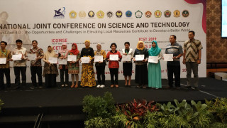 UPNVJ Meraih Best Paper Award dalam ajang International Joint Conference on Science and Technology