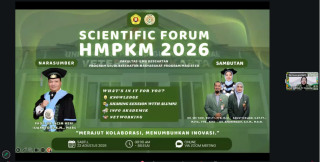 Scientific Forum HMPKM 2026 UPNVJ Bekali Mahasiswa Pascasarjana Kesehatan Masyarakat Menghasilkan Riset Berdampak