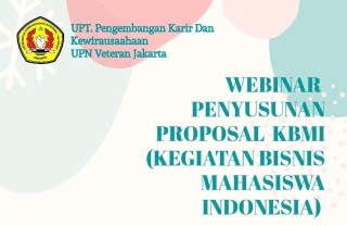 Masa Pandemi Tak Halangi Semangat Wirausaha Muda, UPNVJ Gelar Workshop Penyusunan Proposal KBMI 2020