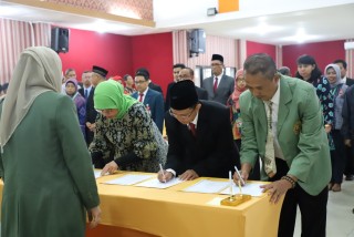 Pelantikan dan Pengambilan Sumpah/Janji Jabatan Pejabat Pimpinan Perguruan Tinggi, Pejabat Eselon III dan Eselon IV di Lingkungan UPNVJ.