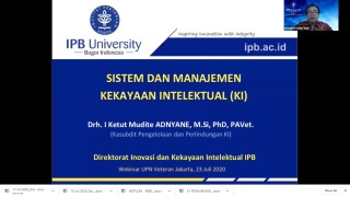 Pemanfaatan Sistem HKI dan Penyusunan Deskripsi Paten  bagi Dosen dilingkungan UPNVJ
