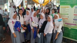 Tim Humas UPNVJ Hadiri Sosialisasi Pendidikan di SMA Yaspen Tugu Ibu