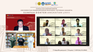 Sidang Terbuka dan Angkat Sumpah 57 Dokter Baru Angkatan ke - 67 UPNVJ