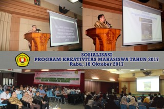 Sosialisasi Program Kreativitas Mhasiswa Tahun 2017