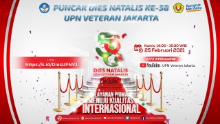 Puncak Perayaan Dies Natalis UPN Veteran Jakarta ke - 58