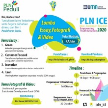 Total Hadiah Puluhan Juta, PLN Gelar Lomba Essay, Fotografi & Video untuk Mahasiswa