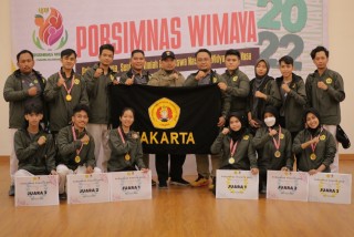 Taekwondo UPNVJ Sabet Dua Medali Emas, Perak dan Perunggu di Ajang PORSIMNAS WIMAYA 2022