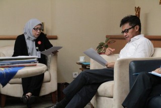 Audiensi Rektor dan Sekretariat Jenderal Ristekdikti