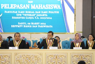 Momen Penuh Semangat di Yudisium dan Pelepasan Lulusan ke-72 FISIP UPNVJ