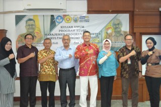 Mahasiswa Magister Manajemen FEB Antusias Mengikuti Kuliah Perdana dengan Profesor UniKL