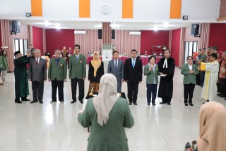 Pelantikan Dekan FISIP, Wakil Dekan Fakultas Teknik, Wakil Dekan FIKES Dan KA progdi Farmasi Serta KA Progdi Teknik Elektro Berlangsung Khidmat