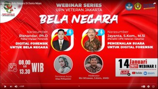 Bela Negara Webinar Series UPNVJ dengan Tema 