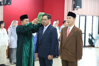 Pelantikan dan Pengambilan Sumpah/Janji Jabatan Wakil Rektor Bidang Umum dan Keuangan serta Dekan Fakultas Teknik UPNVJ