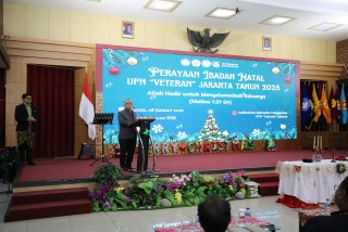 Rektor UPNVJ Ajak Perkuat Persaudaraan dalam Perayaan Natal Bersama