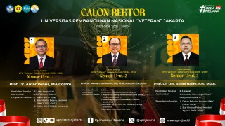 Pilrek UPNVJ Memasuki Babak Final: Tiga Calon Rektor Resmi Kantongi Nomor Urut