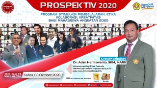 Bekali Kemampuan Mahasiswa Sejak Dini,  UPNVJ Gelar PROSPEKTIV Mahasiswa Baru 2020