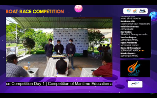 Dengan Usaha Maksimal, Tim MARC Teknik Perkapalan FT UPNVJ Juara Best Design Boat Race Competition Comet 2.0.