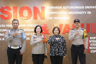 Wakil Rektor Bidang Kemahasiswaan dan Kerjasama Terima Kunjungan Kapolsek Cinere