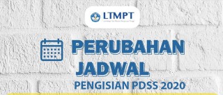 Perubahan Jadwal Pengisian PDSS 2020