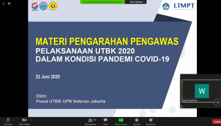 UPNVJ Gelar Pengarahan Pelaksanaan UTBK 2020 Secara Virtual